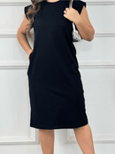 Vestido Midi Feminino em Algodão Confortável