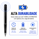 Caneta Espiã Mini Filmadora Full HD, Filma, Grava e Tira Foto