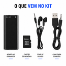 Micro Escuta Espiã com Ativação por Voz