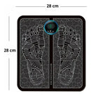 Kit Massageador Elétrico Portátil + Tapete Massageador para Pés e Corpo