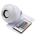 Lâmpada LED Bluetooth com Caixa de Som e Controle Remoto 12W