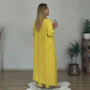 Conjunto Botanique™ com Blusa Assimétrica Longa e Calça Pantalona Floral / Estilo Artístico com um Corte Impecável!