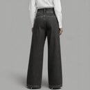 Calça Jeans Anya™ com Efeito Transpassado e Frente Assimétrica Sobreposta
