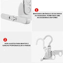 Kit com 4 Porta Cabides Móveis Modern Lar™ / Um Item Indispensável na Mala de Qualquer Viajante!!